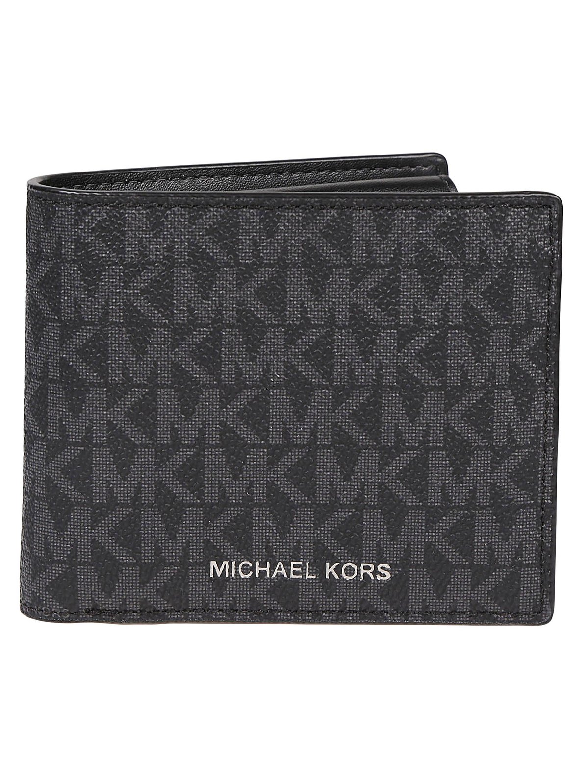 Michael Kors Greyson Logo Lettering Bi-Fold Portemonnee