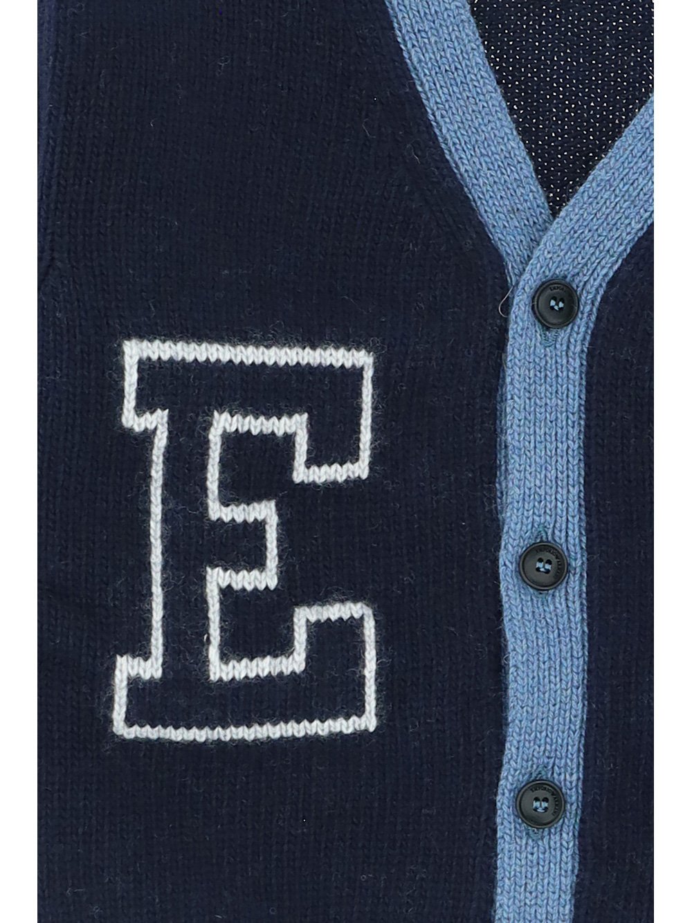 Emporio Armani kindervest met V-hals en lange mouwen