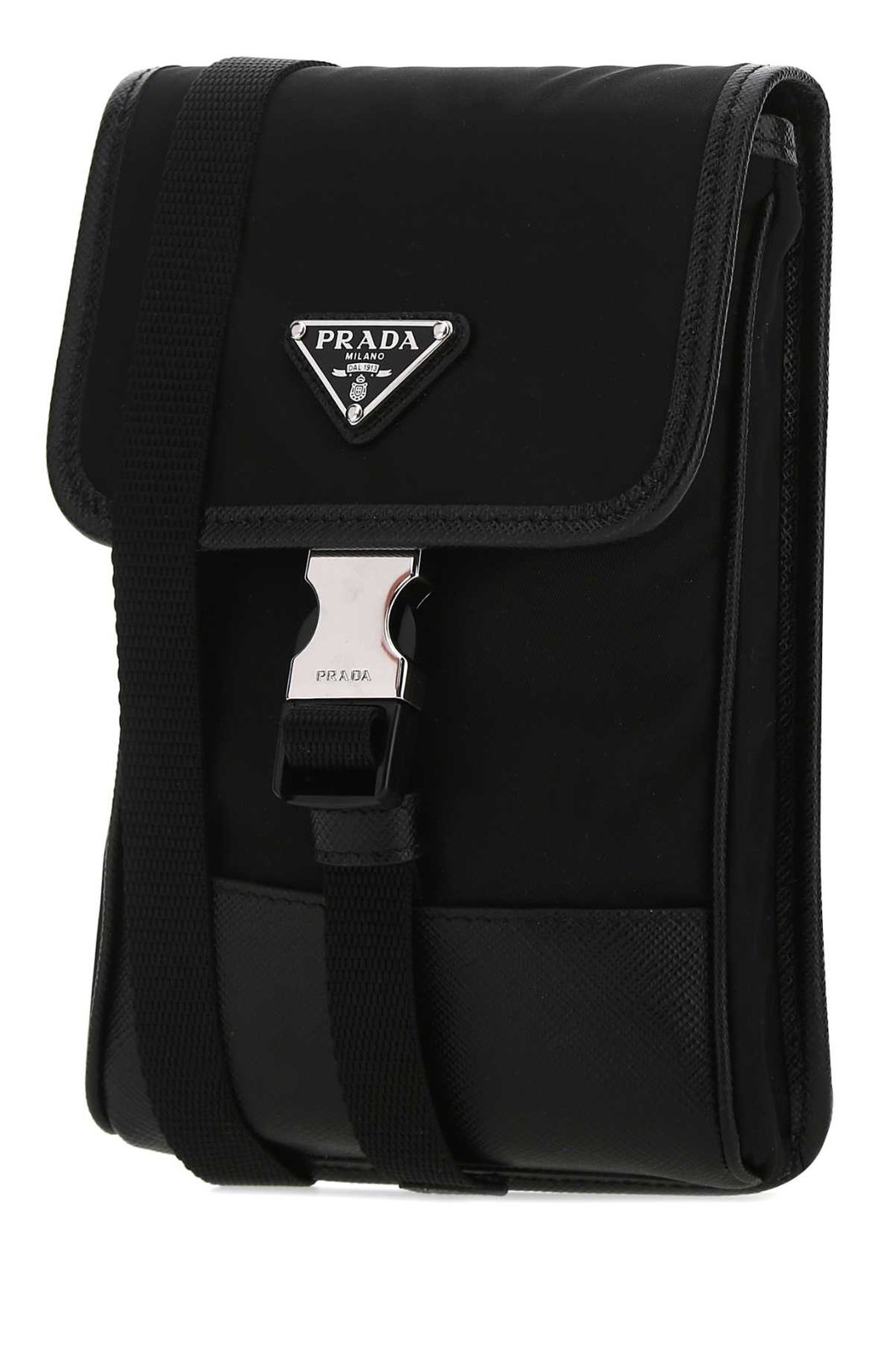 Prada Logo Plaque Lanyard Telefoonhoesje