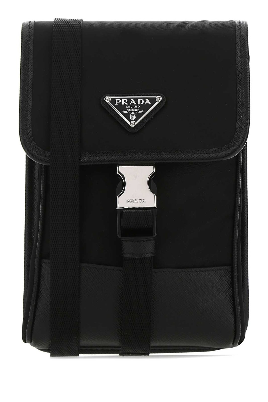 Prada Logo Plaque Lanyard Telefoonhoesje