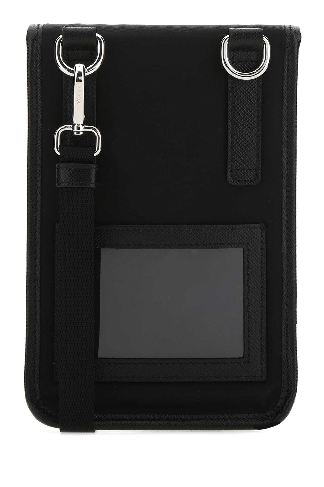 Prada Logo Plaque Lanyard Telefoonhoesje