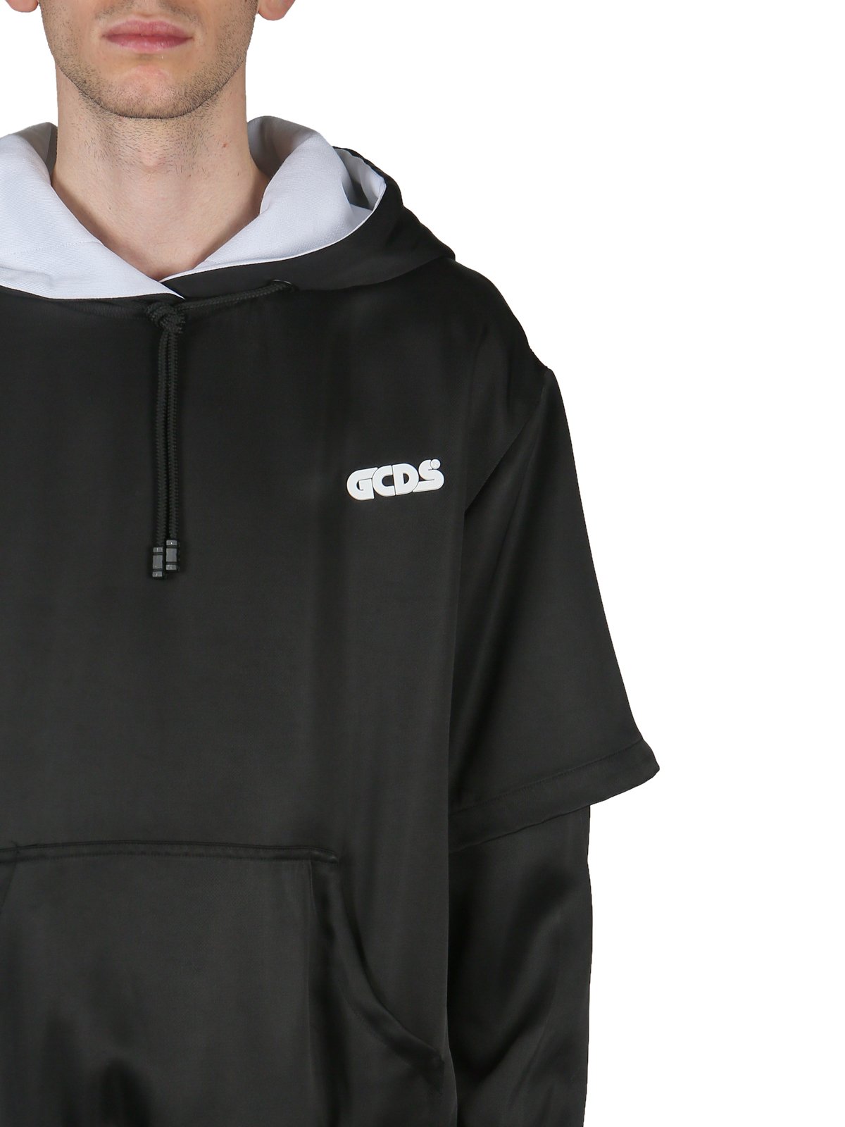 GCDS-sweatshirt met dubbele capuchon