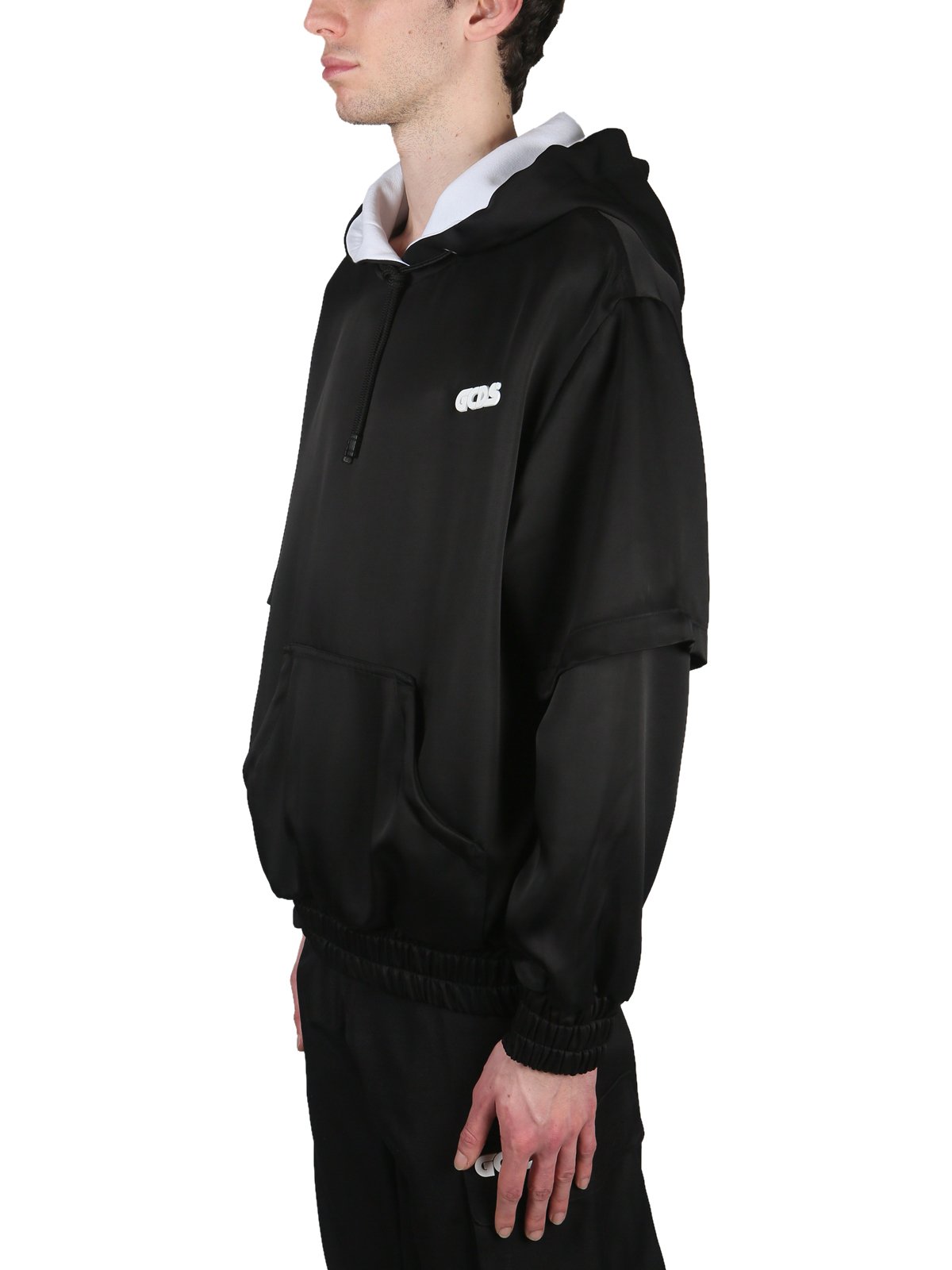 GCDS-sweatshirt met dubbele capuchon