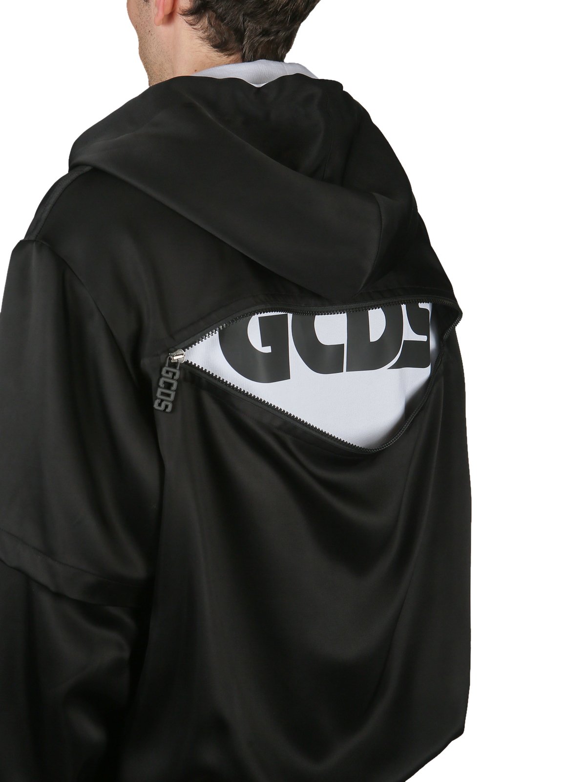 GCDS-sweatshirt met dubbele capuchon