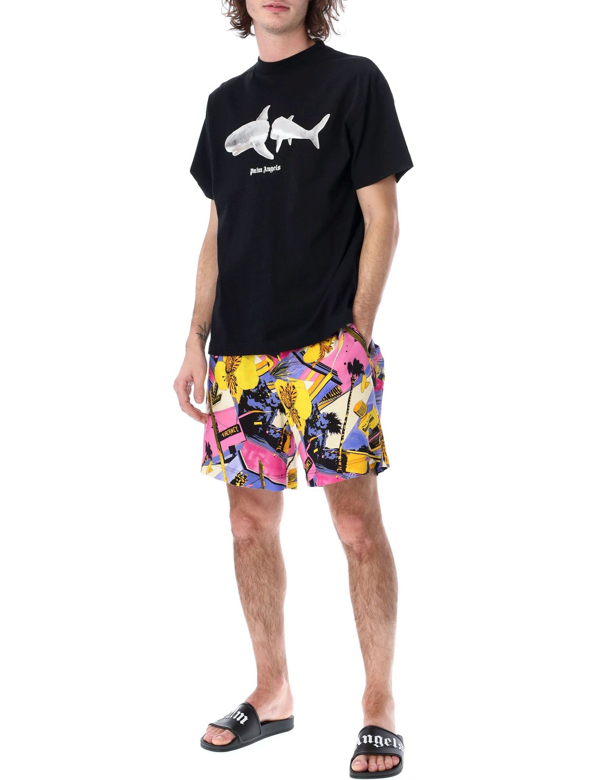 Palm Angels Miami Mix Easy-short