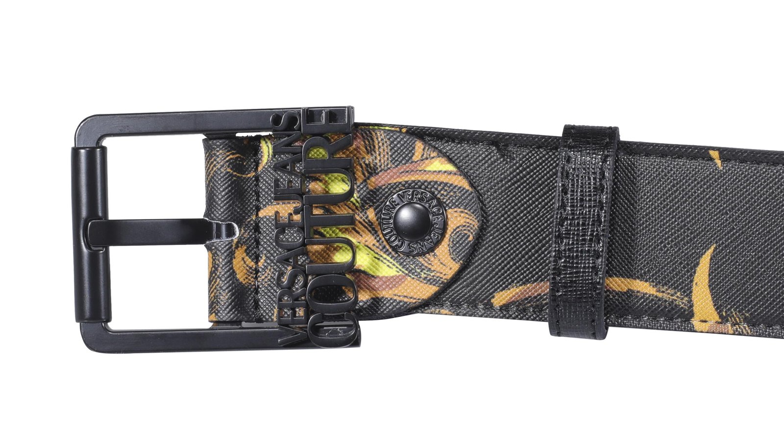 Versace Jeans Couture barokke bedrukte riem met gesp