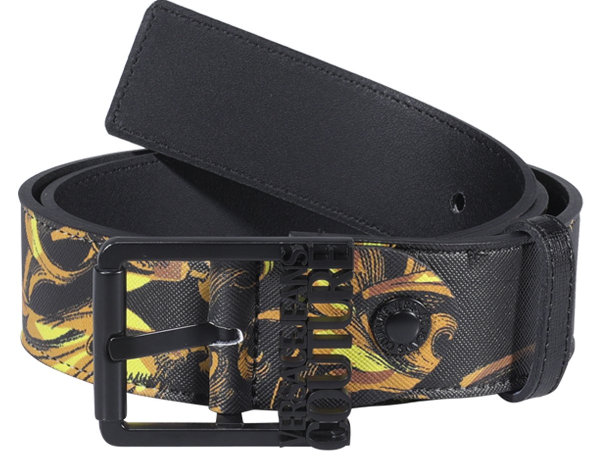 Versace Jeans Couture barokke bedrukte riem met gesp