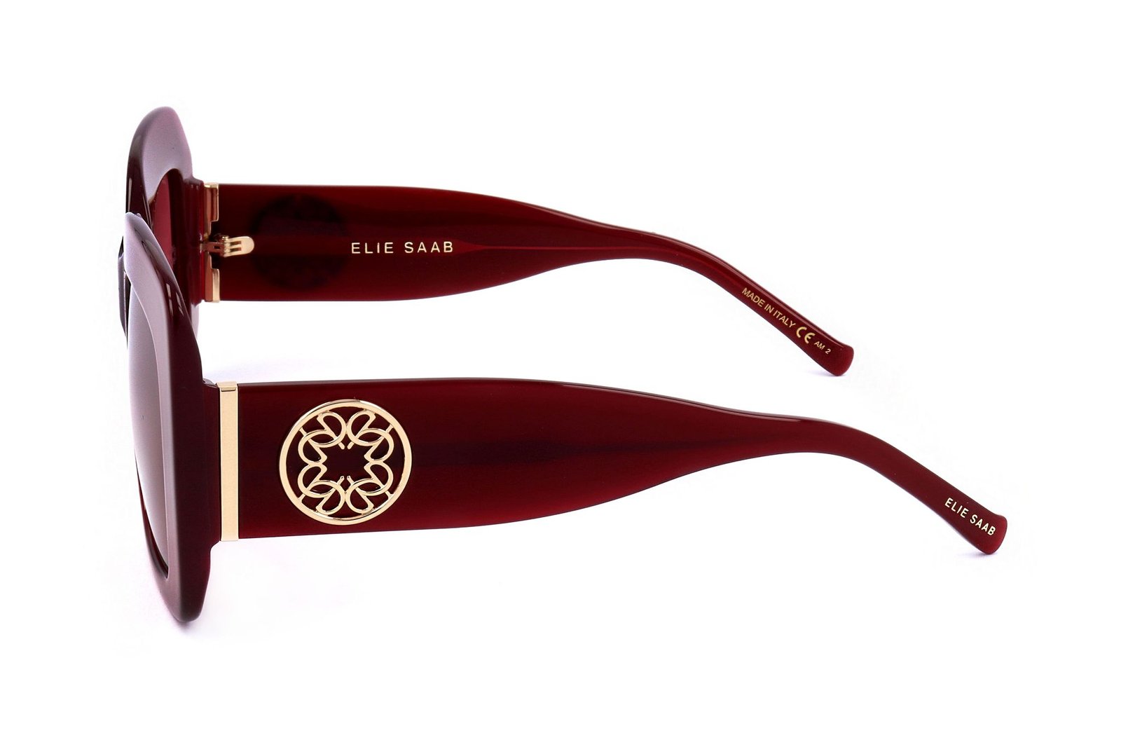 Elie Saab zonnebril met vierkant montuur