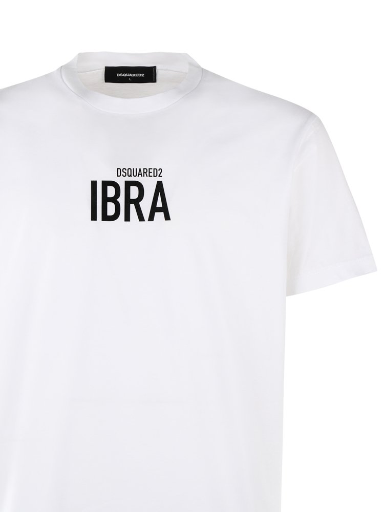 Dsquared2 T-shirt met ronde hals en logoprint