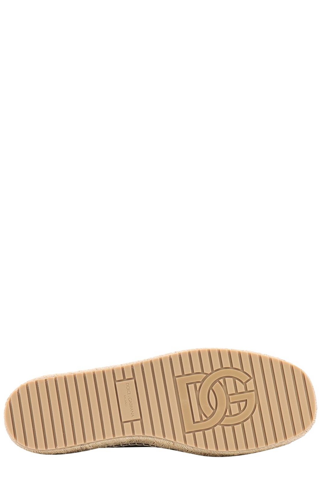 Dolce & Gabbana denim espadrilles met logopatch 1 Dolce & Gabbana denim espadrilles met logopatch