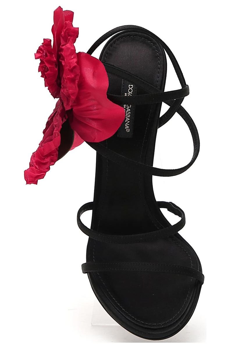 Dolce & Gabbana-sandalen verfraaid met bloemen