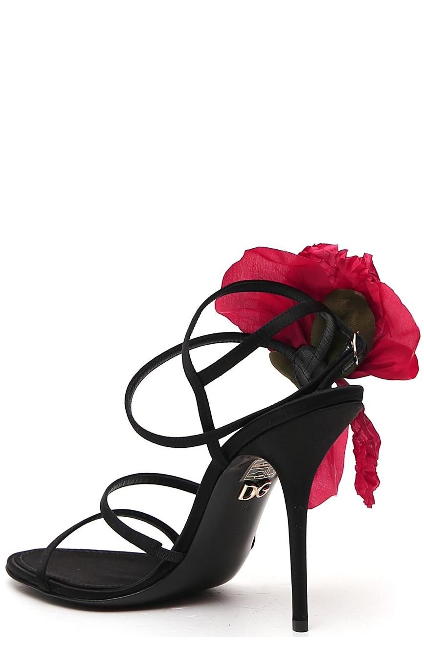 Dolce & Gabbana-sandalen verfraaid met bloemen