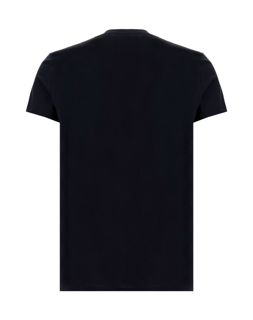 T-shirt met ronde hals en geborduurd Balmain-logo