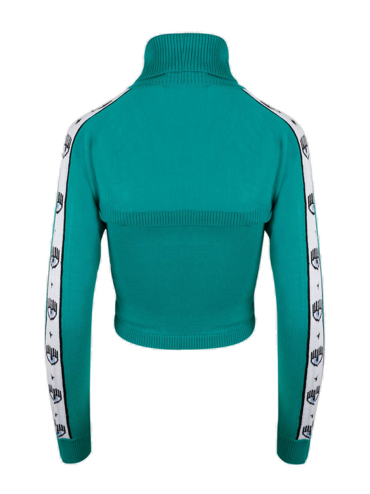 Chiara Ferragni Cut-Out Rollneck Top