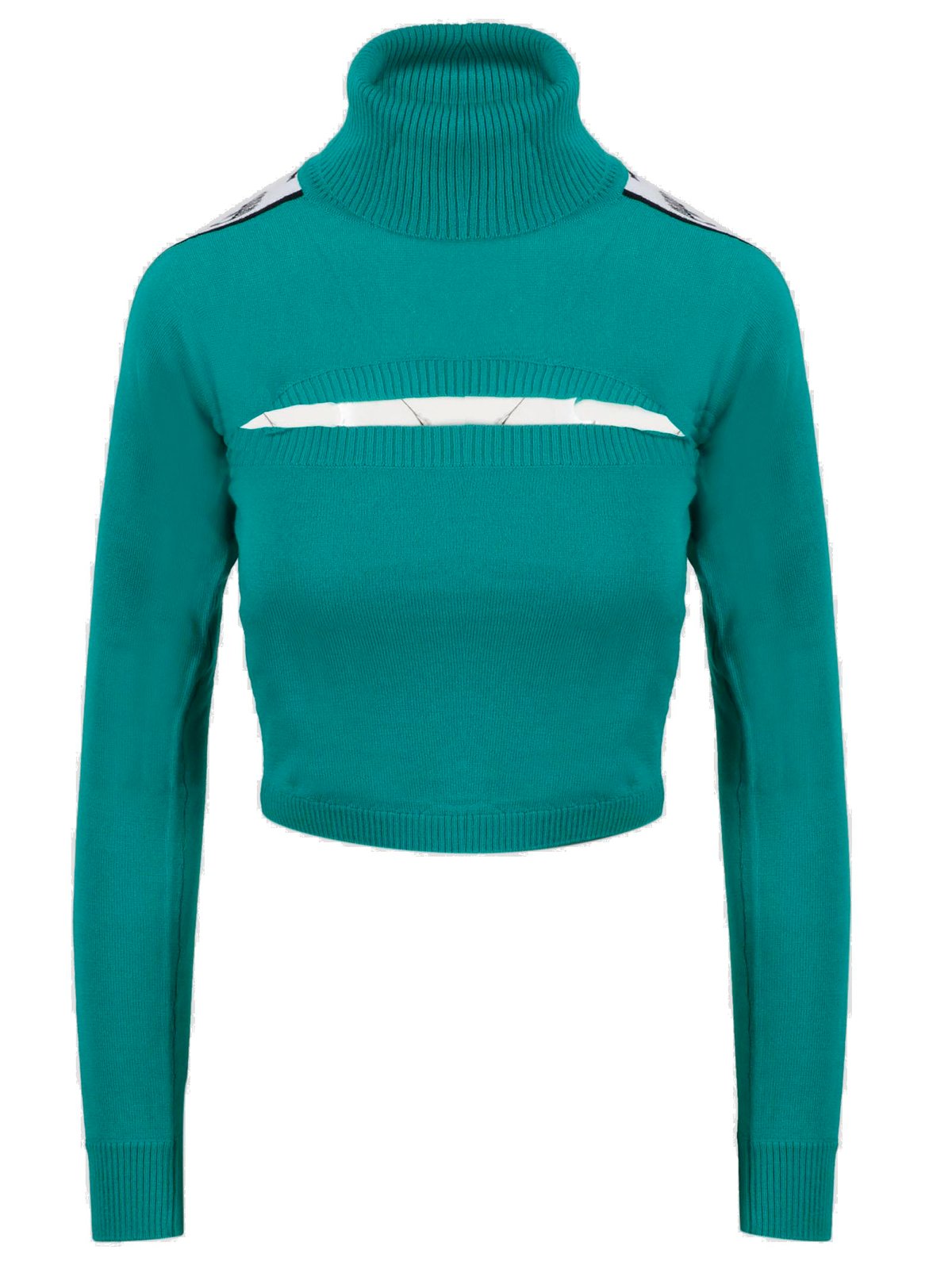 Chiara Ferragni Cut-Out Rollneck Top
