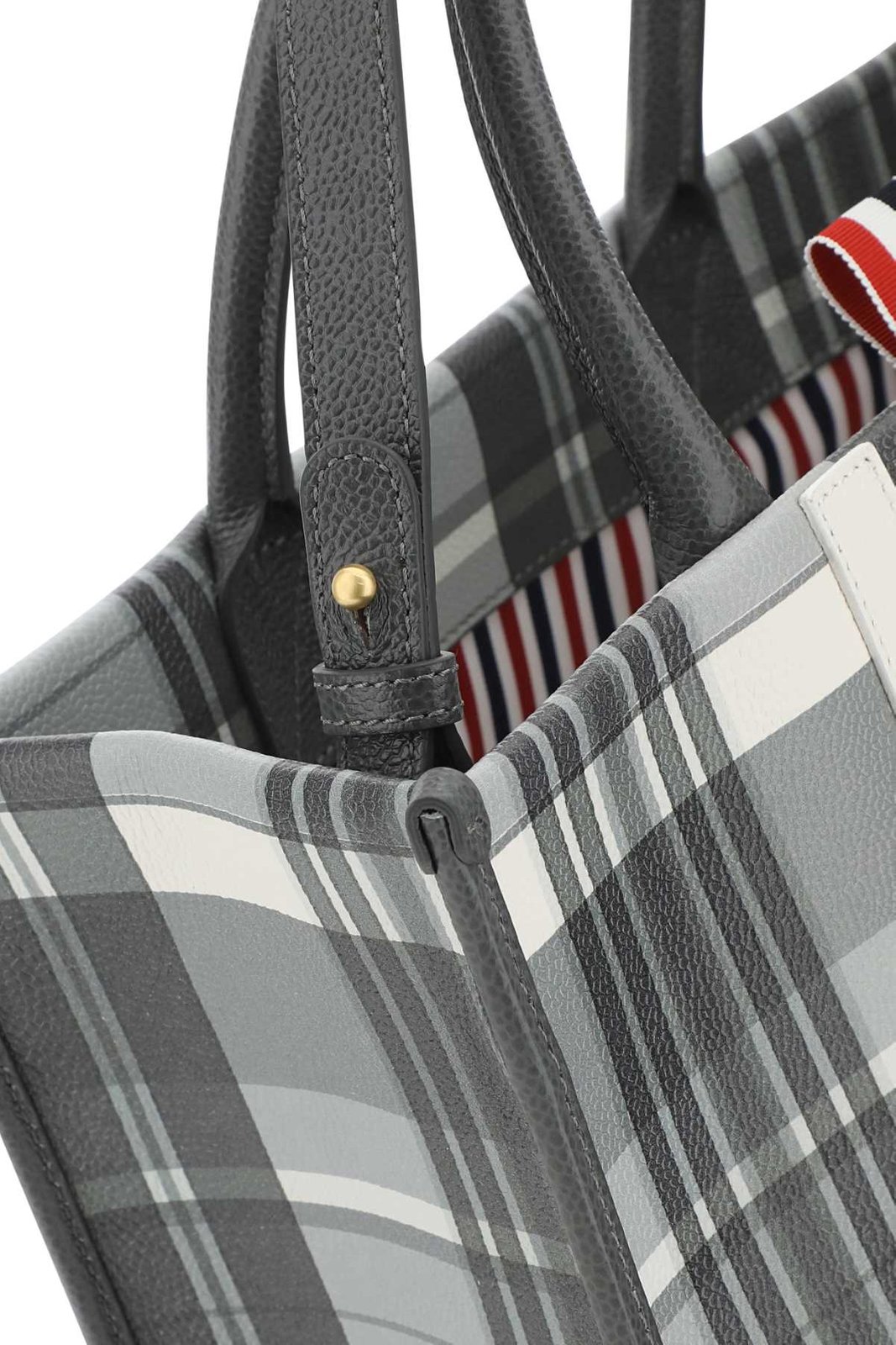Thom Browne 4-Bar Striped Top Handle Bag 1 Thom Browne 4-Bar Striped Top Handle Bag