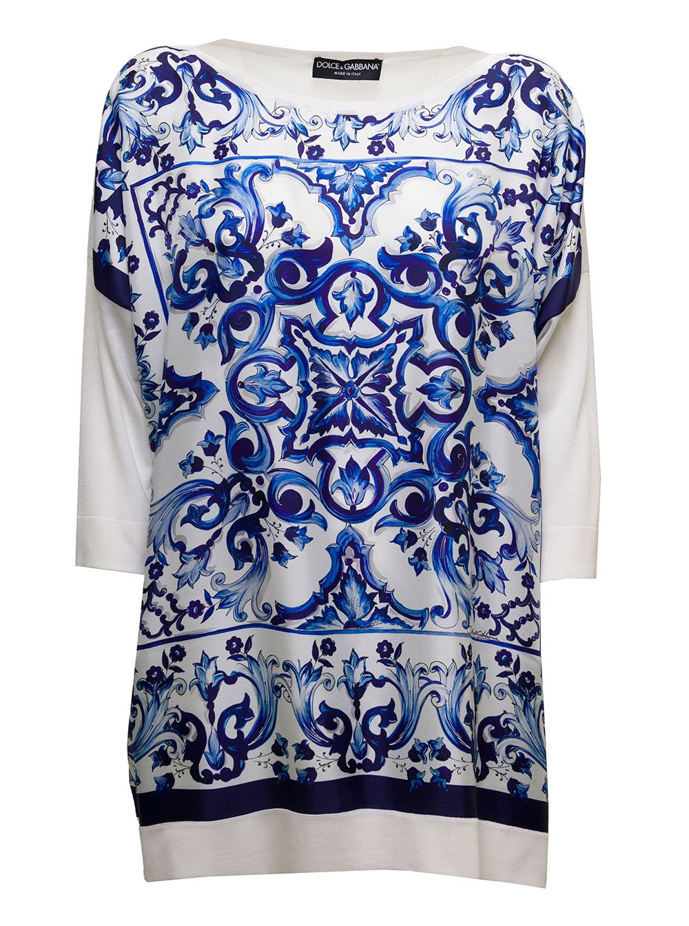 Dolce & Gabbana Majolica-Printed Shirt