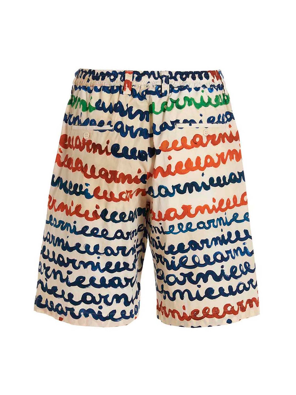 Marni Handwriting Printed Poplin Shorts