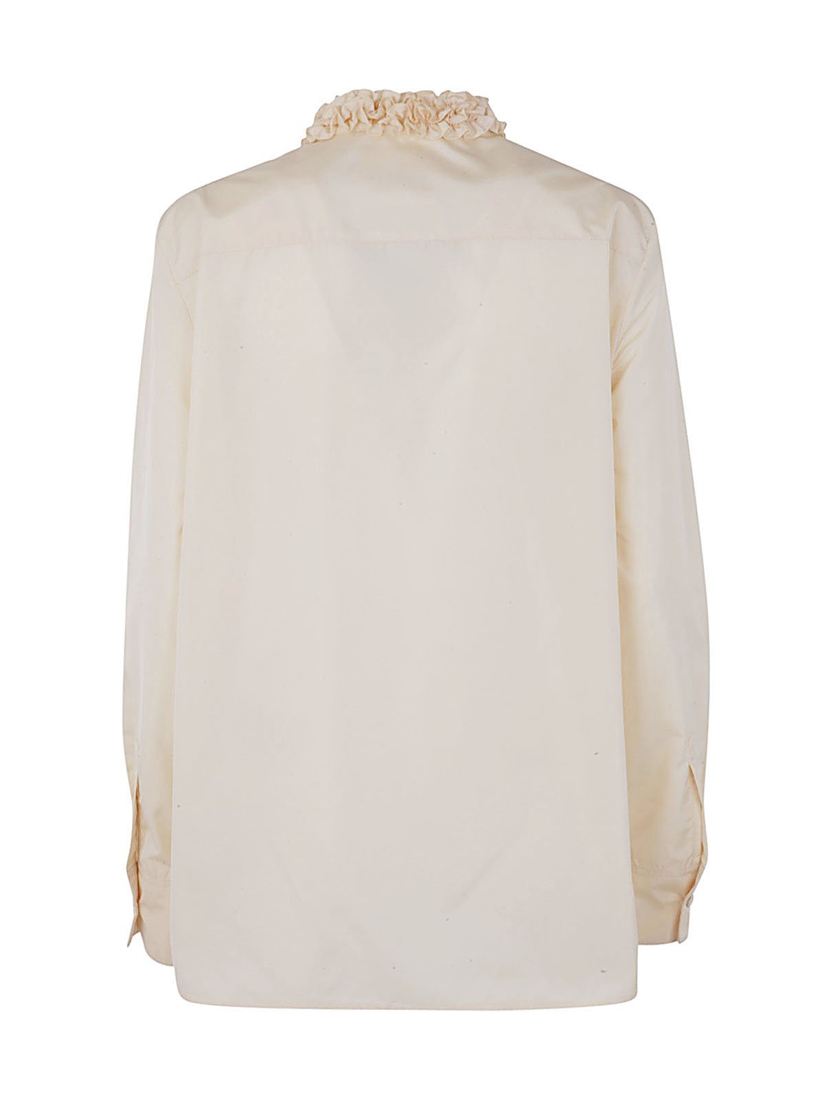 Jil Sander Ruffle Detailed Button-Up Shirt 3 Jil Sander Ruffle Detailed Button-Up Shirt