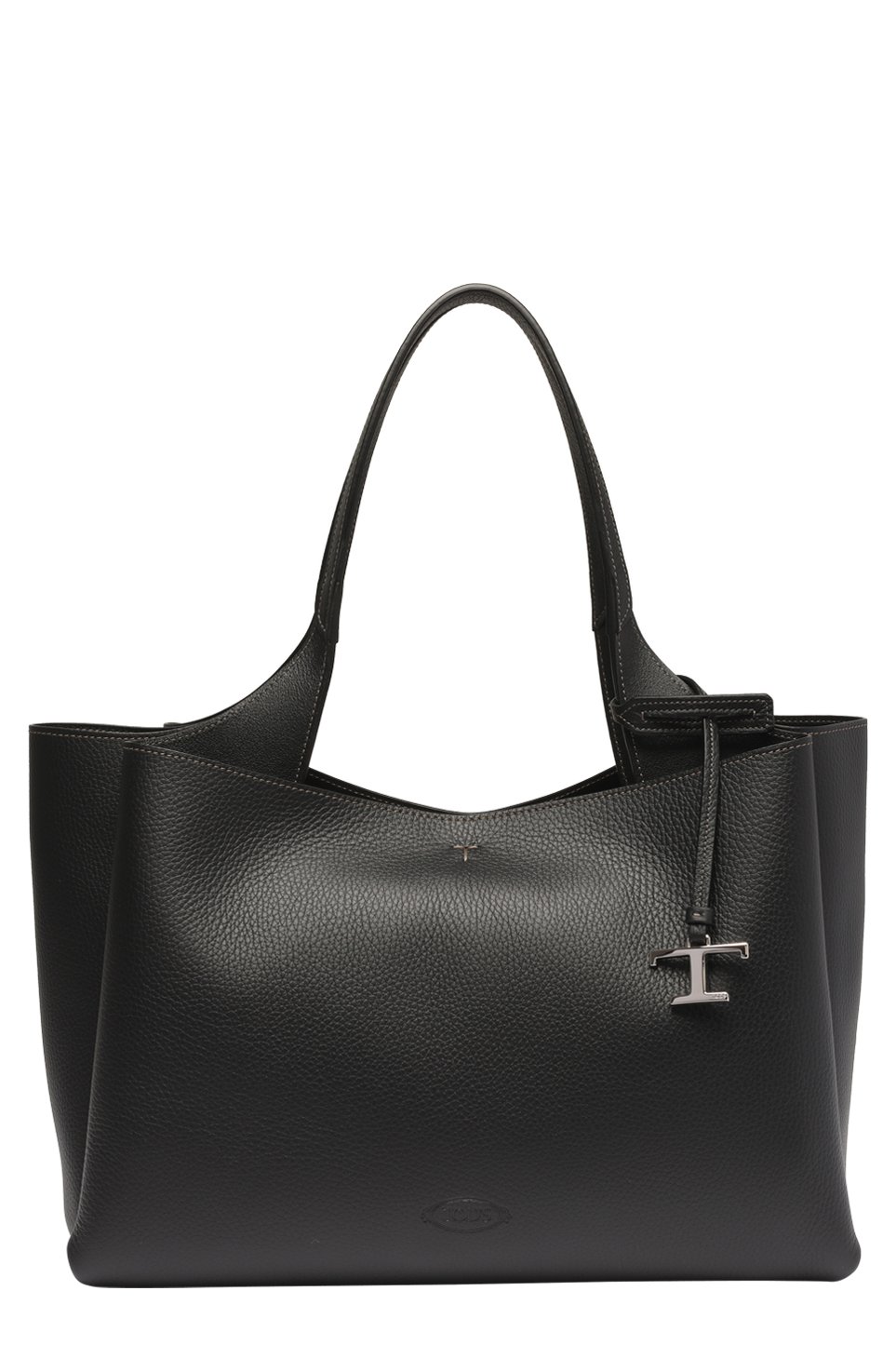 Tod's T Timeless Logo Plaque Medium Tote Bag