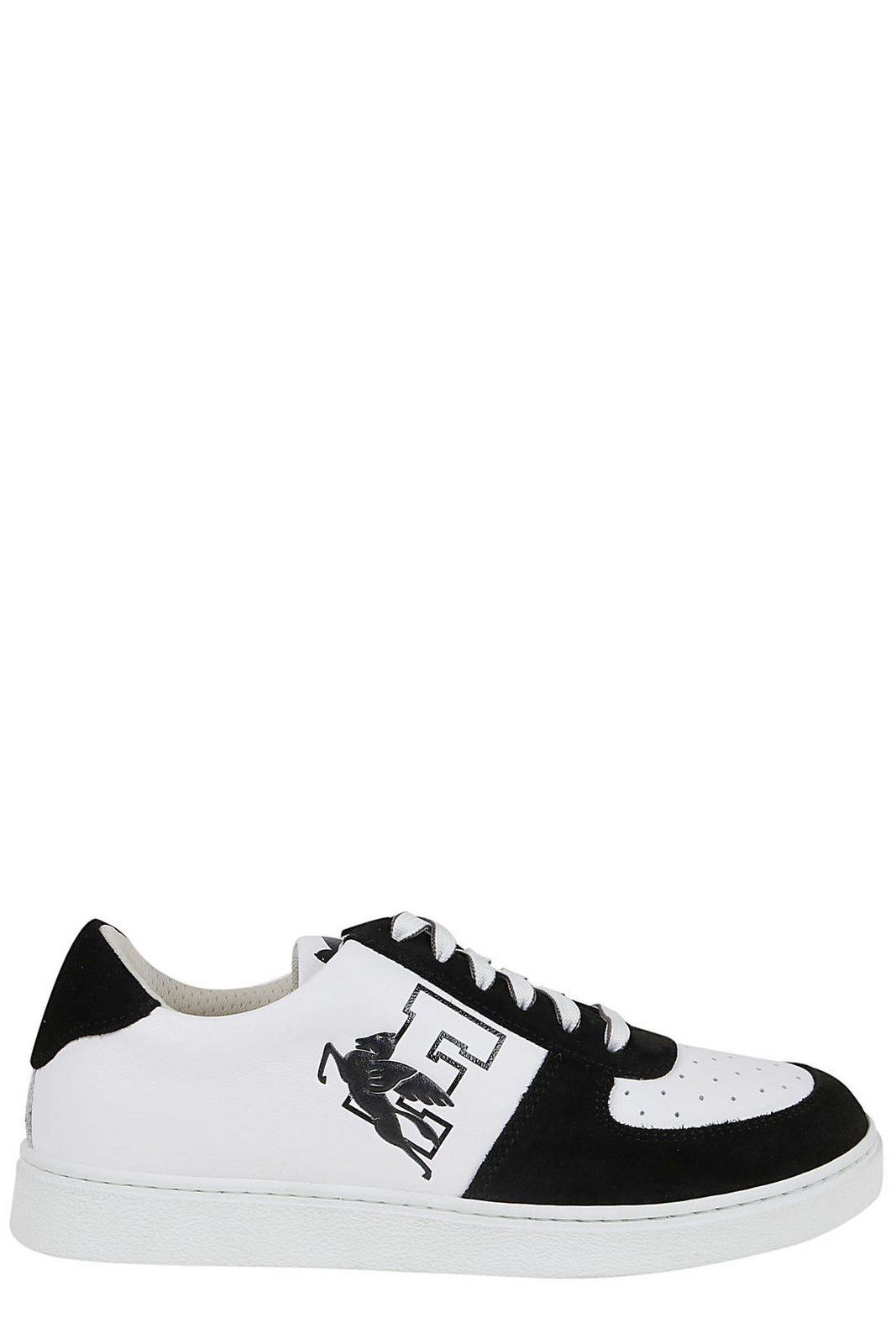 Etro Pegaso Round Toe Lace-Up Sneakers