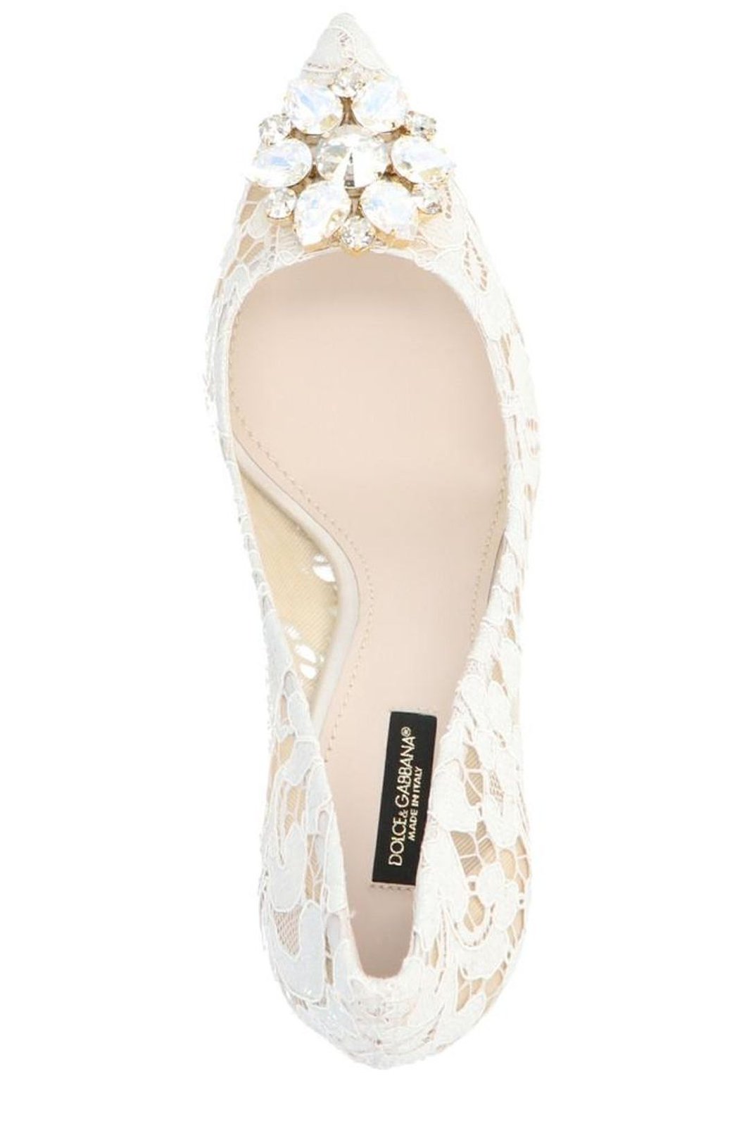Dolce & Gabbana Bellucci Lace Embellished Pumps