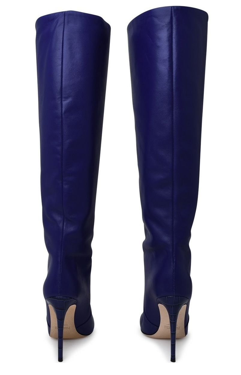 Paris Texas Knee-Length Pointed Toe Boots