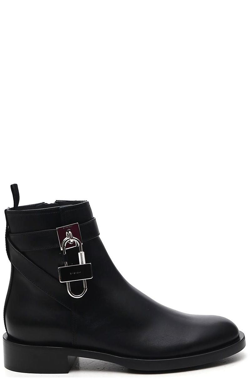 Givenchy Detachable 4G Logo Padlock Boots