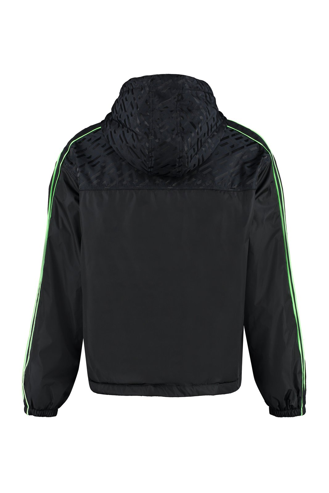 Versace Greca Pattern Printed Hooded Jacket
