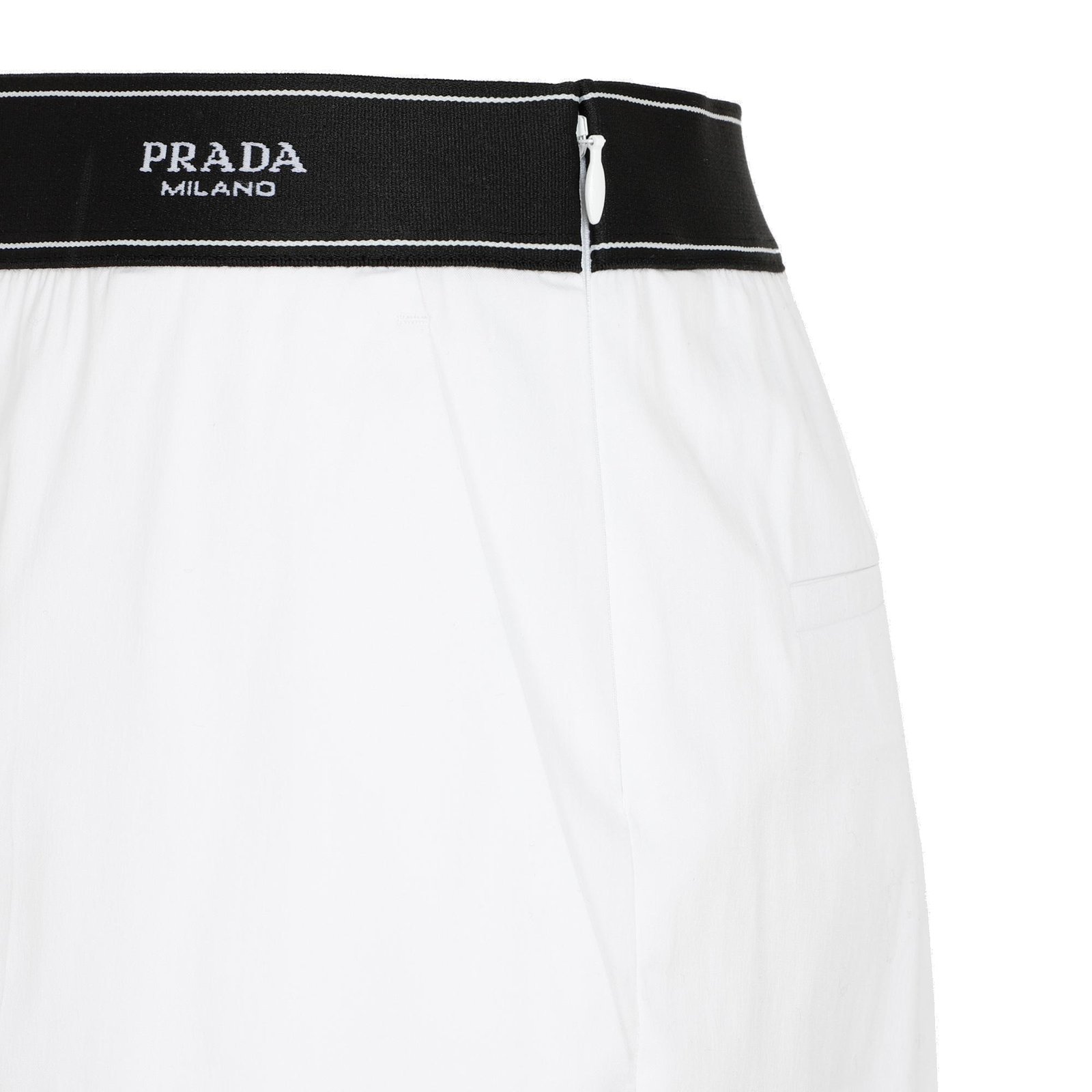 Prada Logo Waistband Pants
