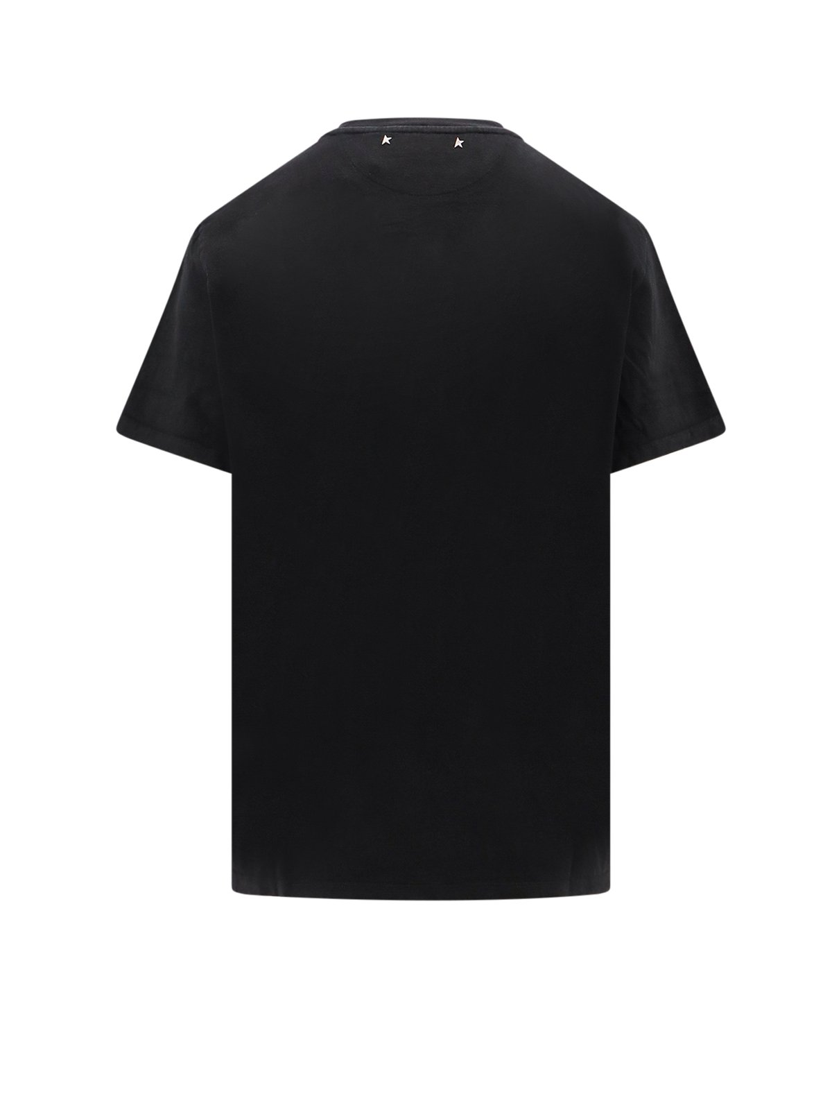 Golden Goose Deluxe Brand Logo Patch Distressed T-Shirt