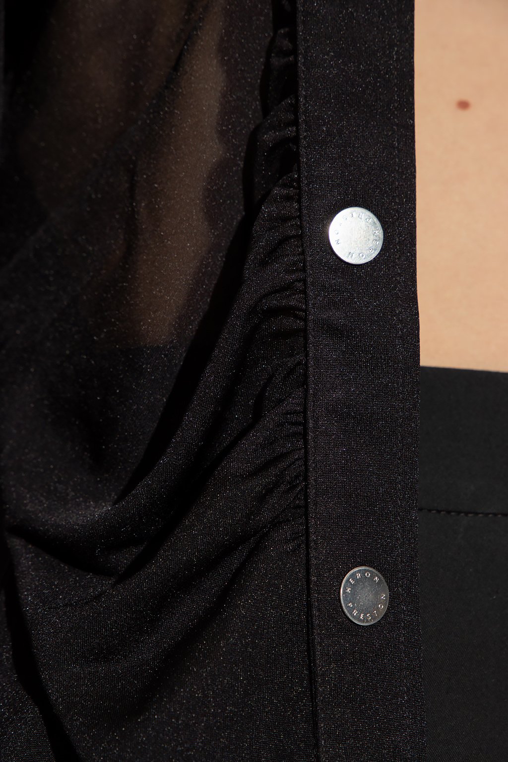 Heron Preston Logo Patch Semi-Sheer Shirt