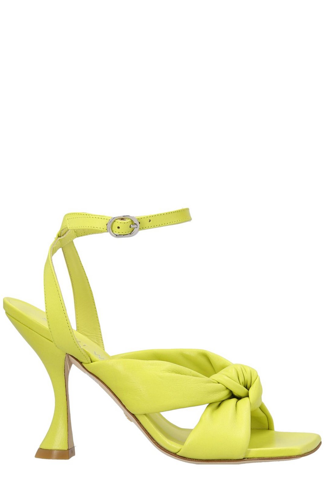 Stuart Weitzman Square Toe Ankle-Strap Sandals