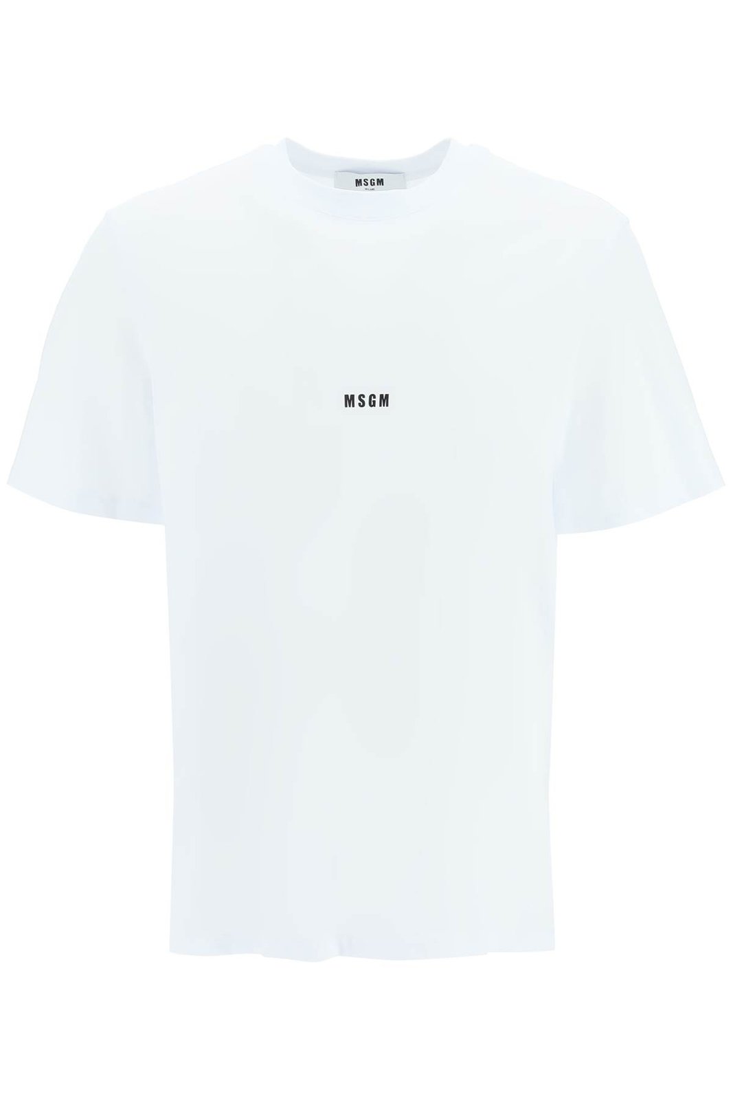 MSGM Logo Printed Crewneck T-Shirt