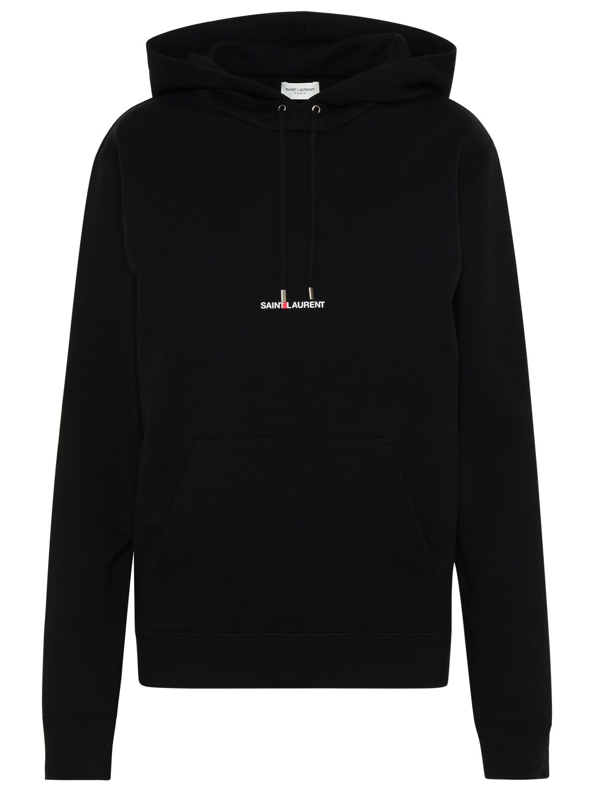 Saint Laurent Logo Printed Drawstring Hoodie