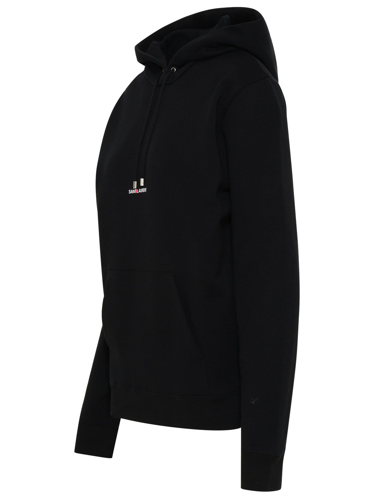 Saint Laurent Logo Printed Drawstring Hoodie