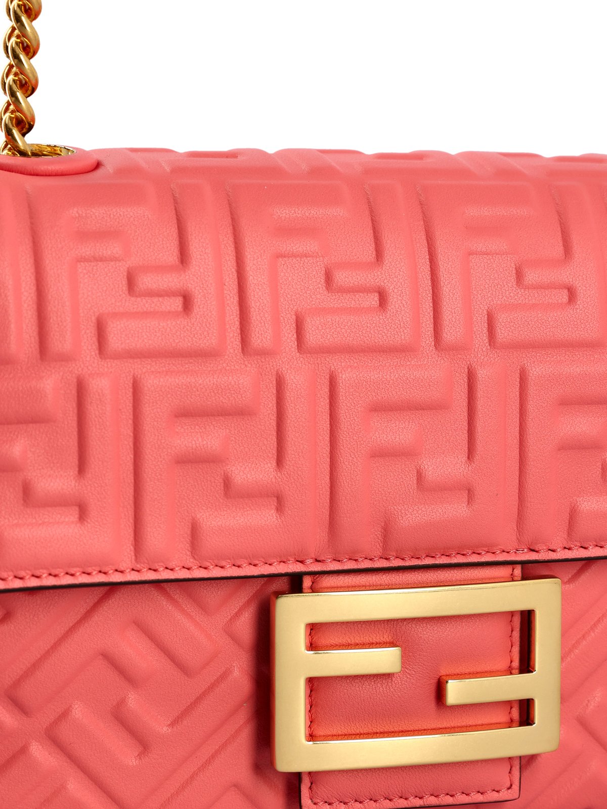 Fendi Baguette Chain Midi Shoulder Bag