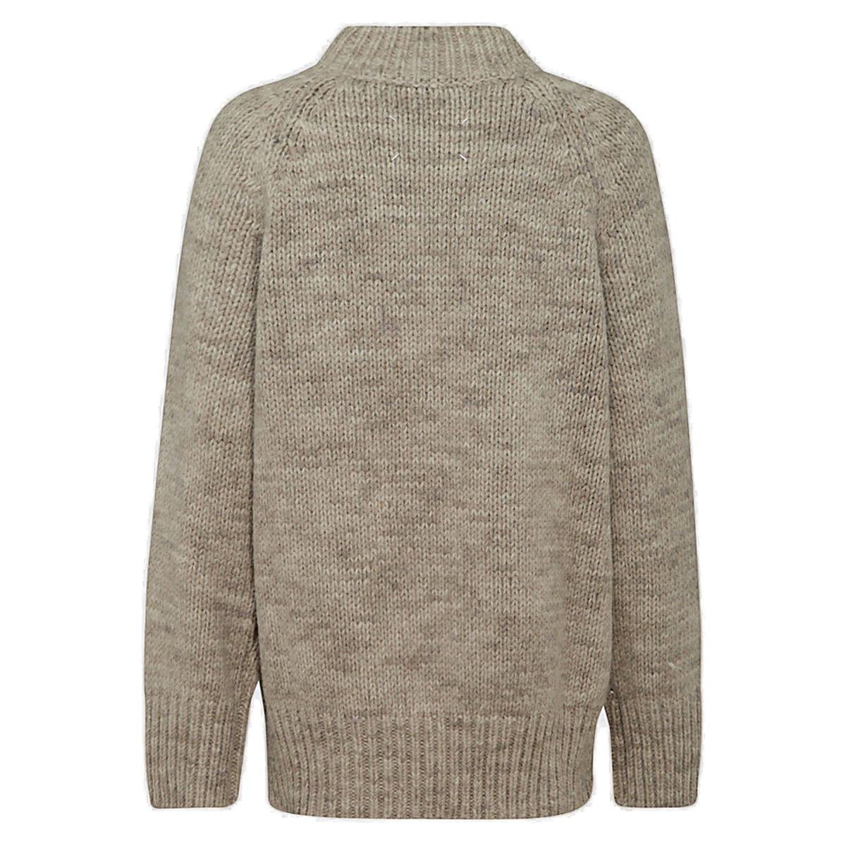 Maison Margiela Chunky-Knitted Crewneck Jumper 1 Maison Margiela Chunky-Knitted Crewneck Jumper