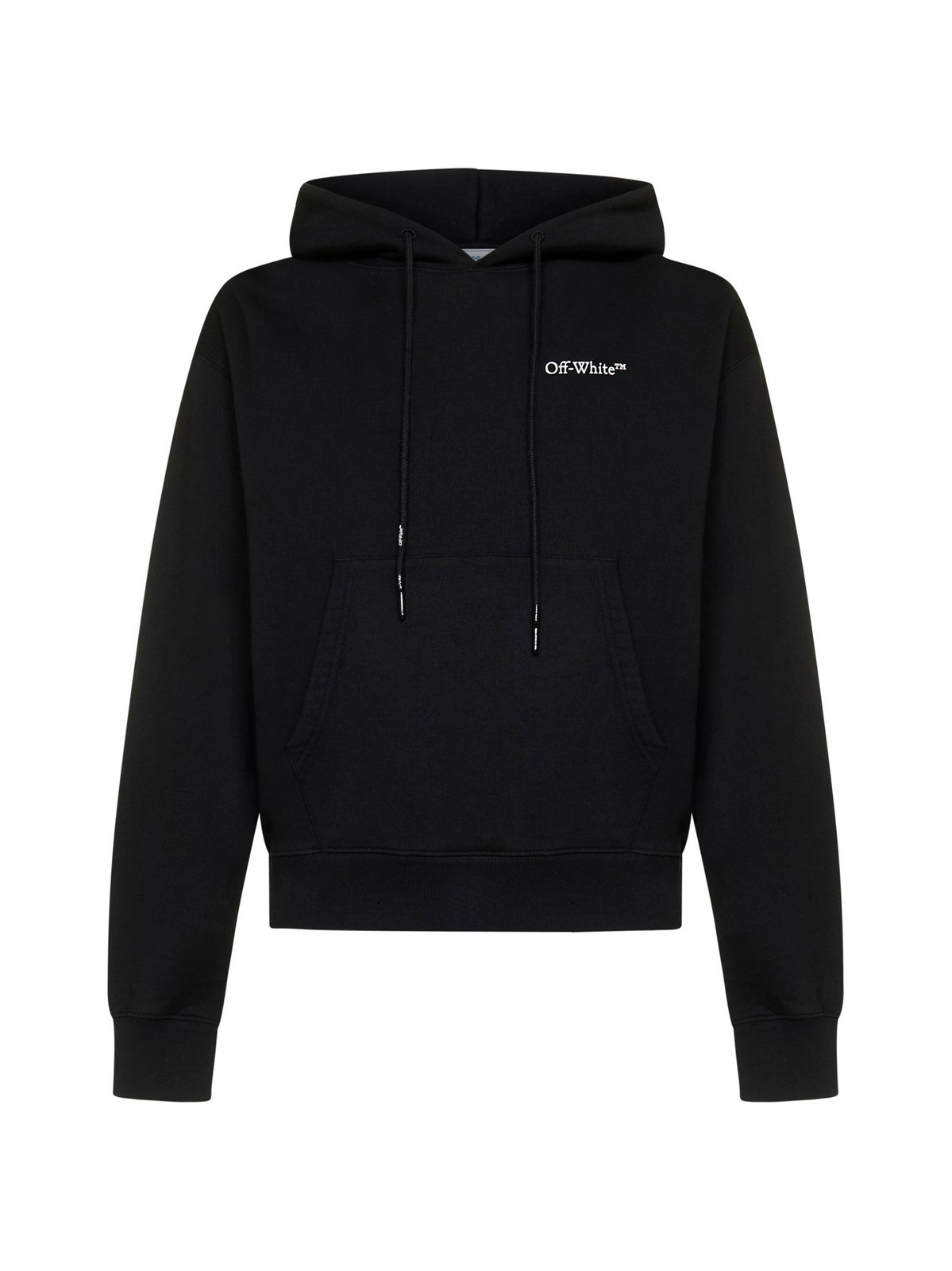 Off-White Logo Printed Drawstring Hoodie