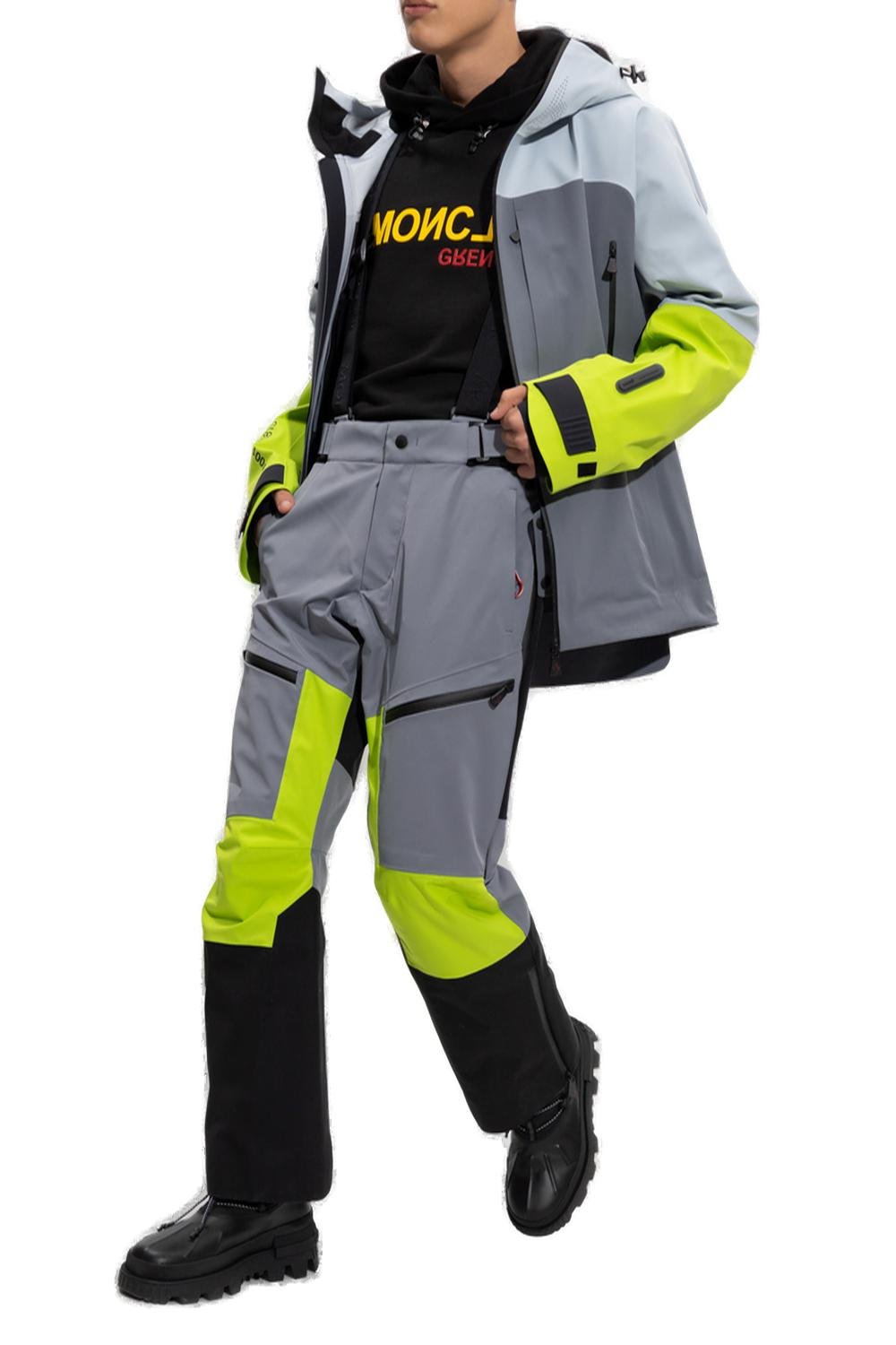 Moncler Grenoble Logo Printed Ski Trousers