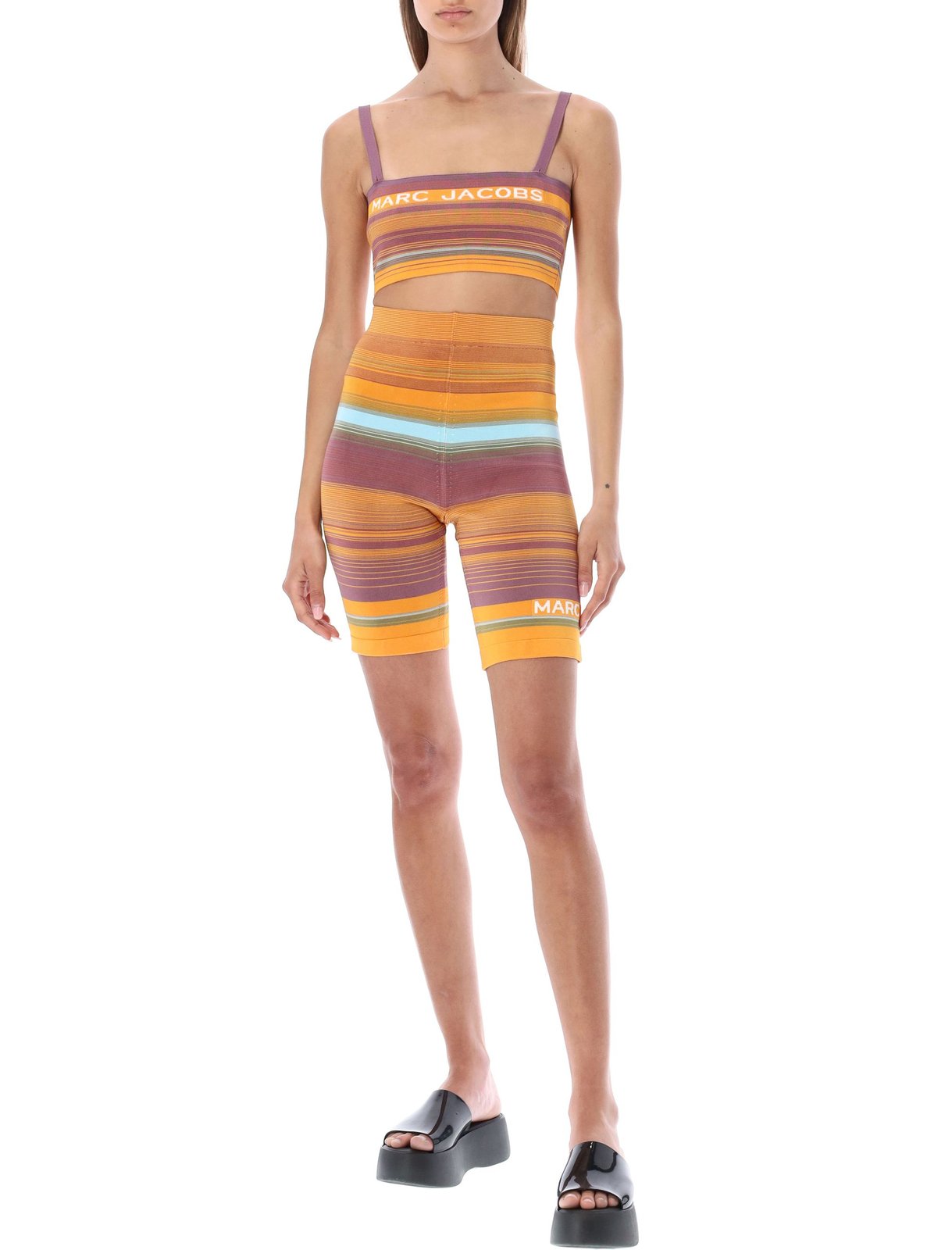 Marc Jacobs Striped High-Waisted Shorts 5 Marc Jacobs Striped High-Waisted Shorts