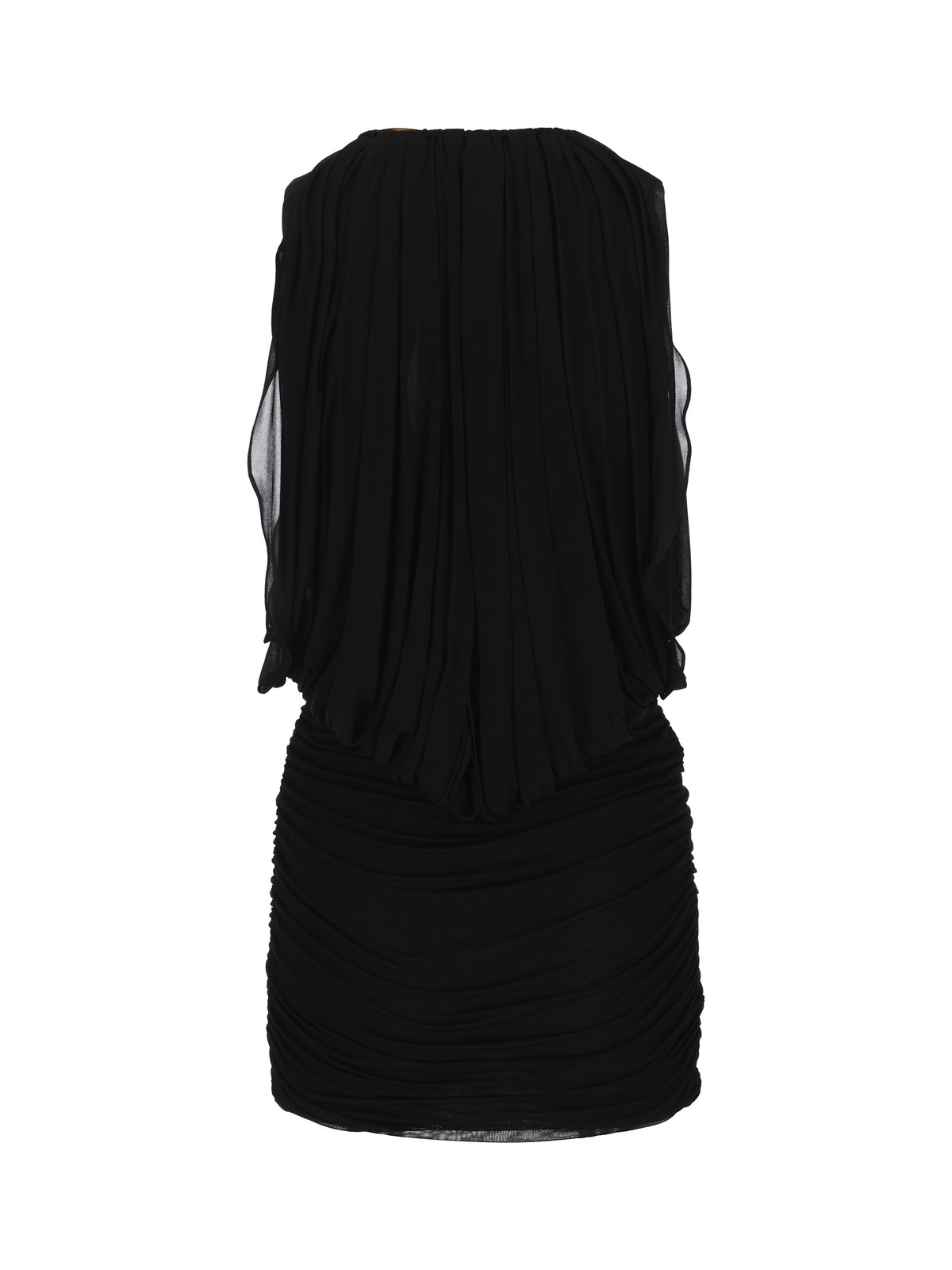 Saint Laurent Draped Sleeveless Dress