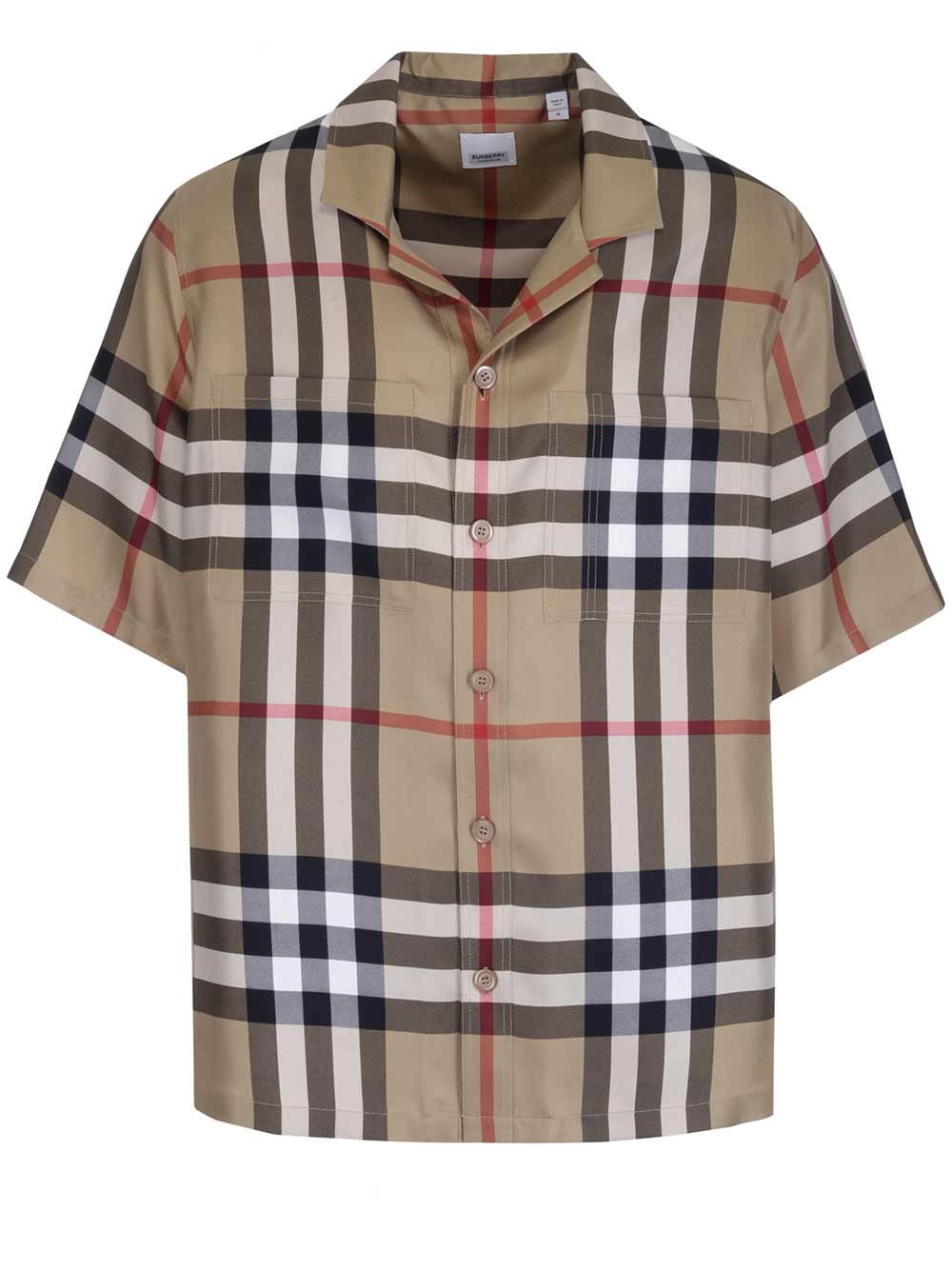 Burberry Checked Short-Sleeved Shirt