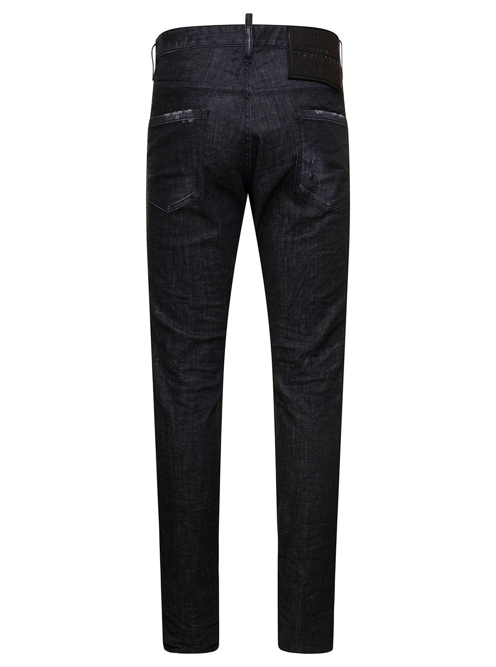 Dsquared2 Distressed Tapered Leg Jeans