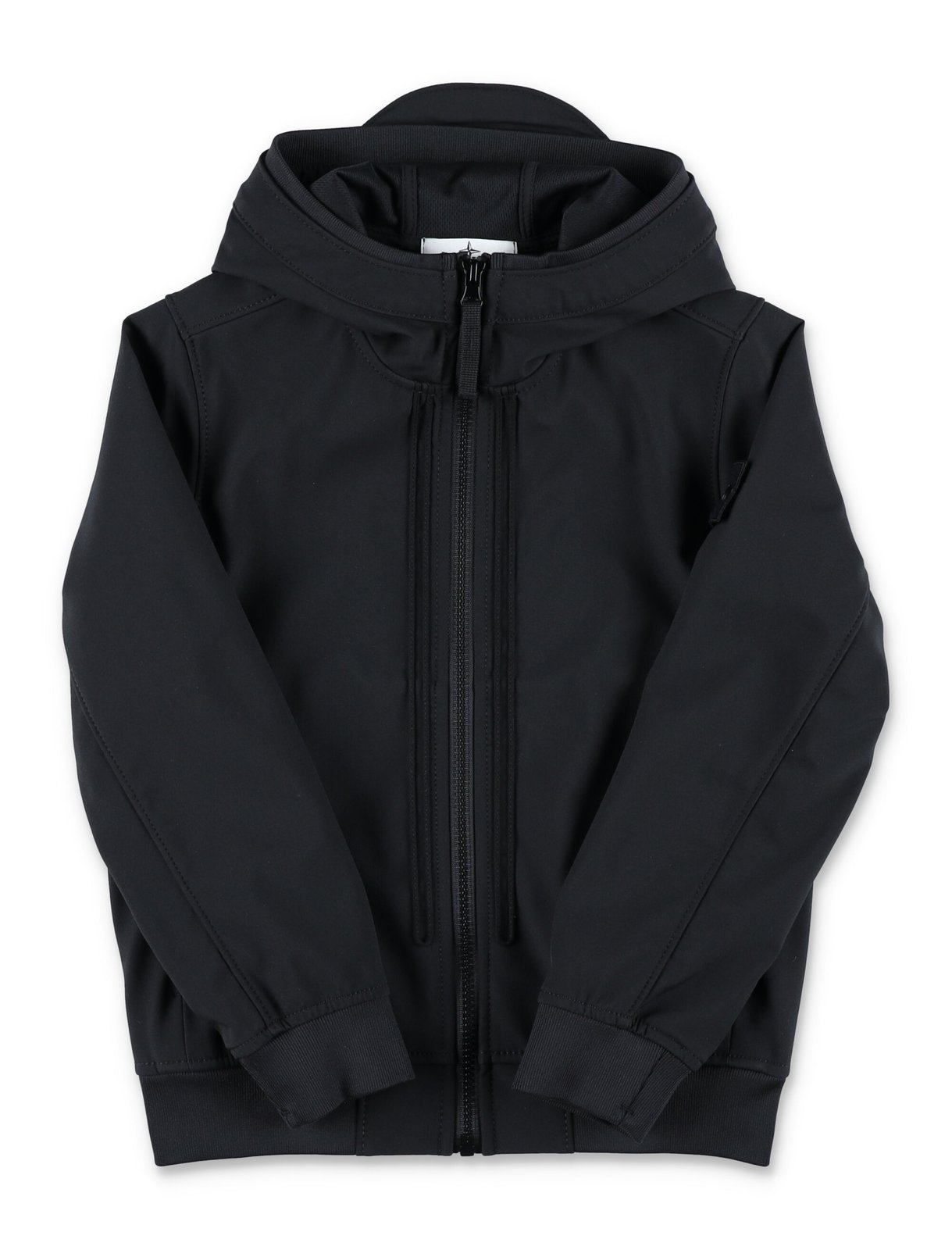 Stone Island Junior Zip-Up Hooded Jacket
