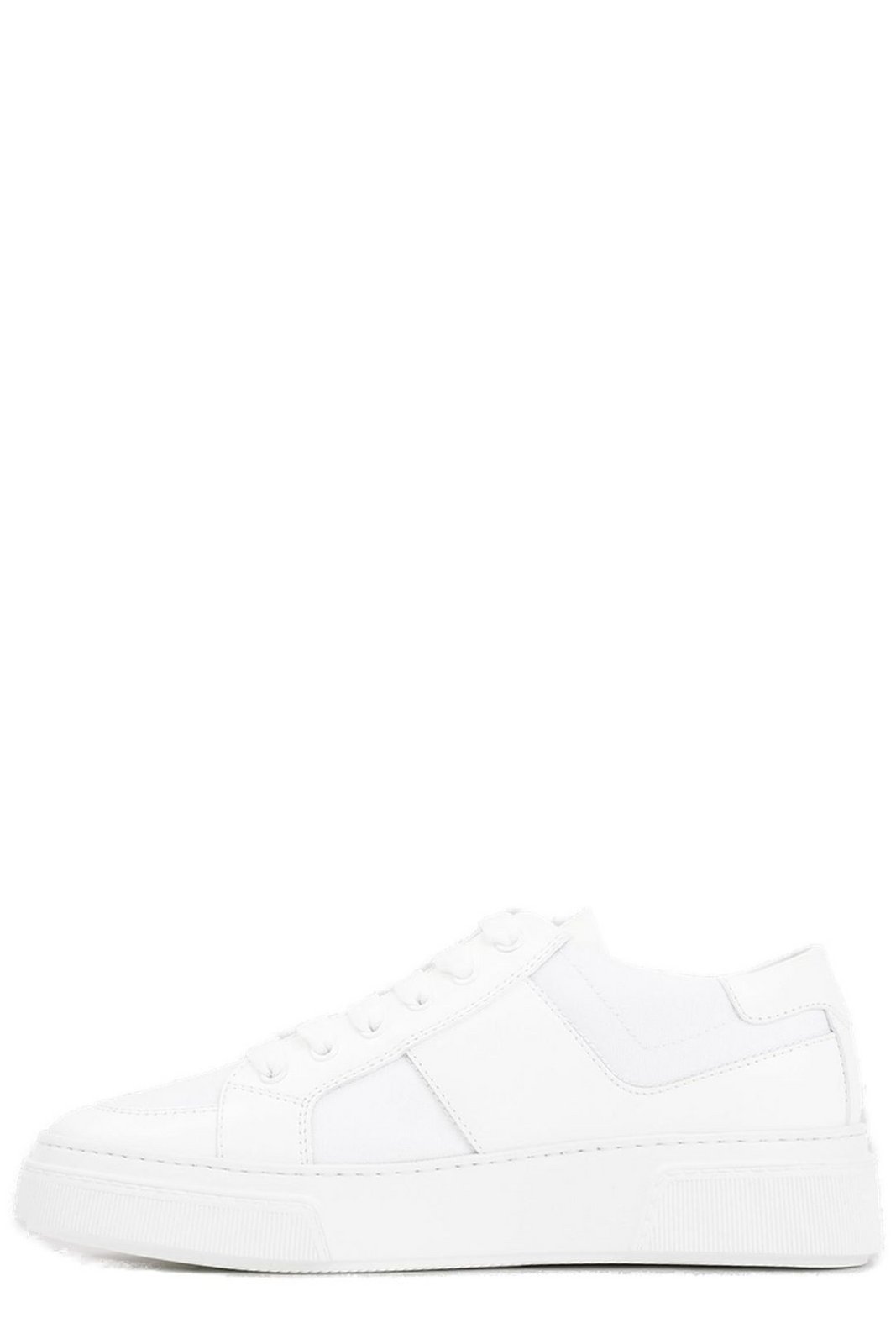 Giorgio Armani Logo Embossed Lace-Up Sneakers