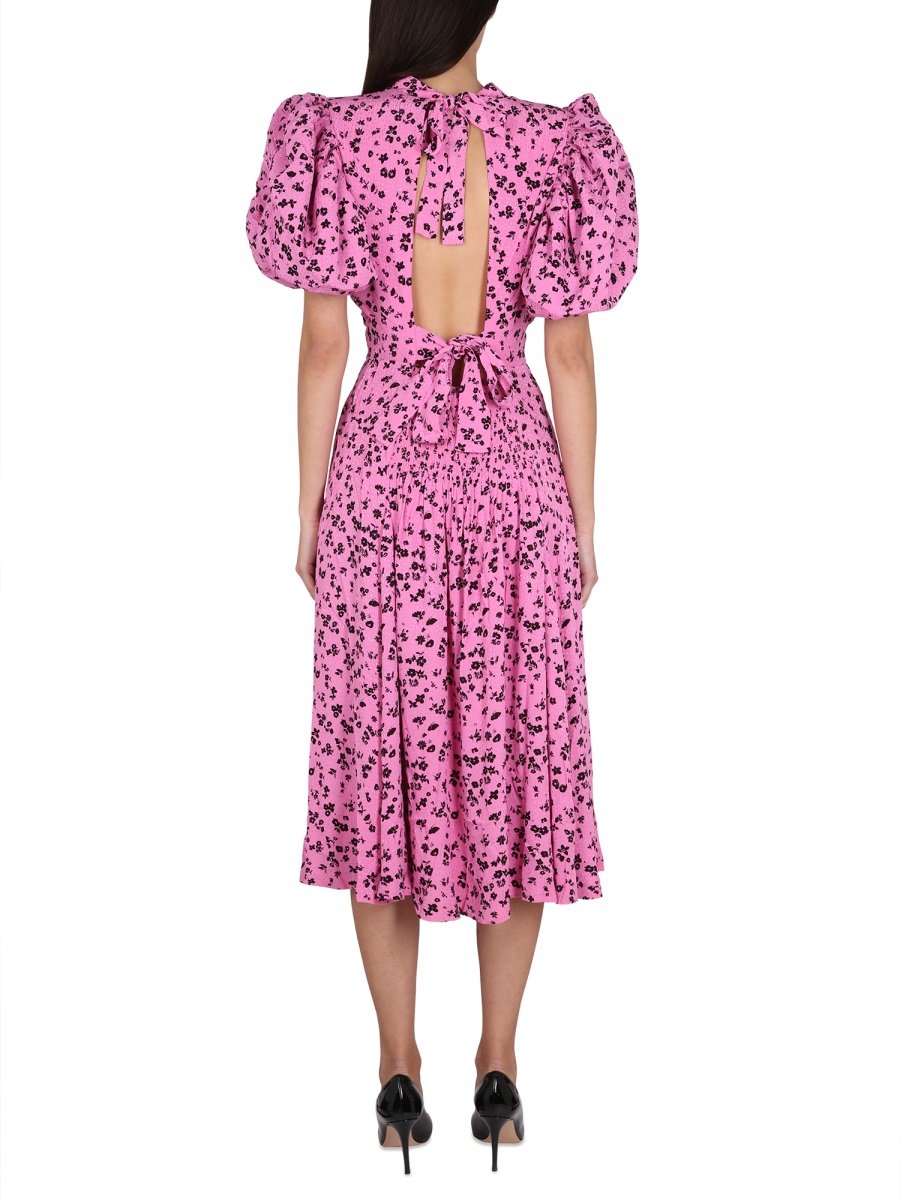 ROTATE Allover Floral Printed Cut-Out Dress 3 ROTATE Allover Floral Printed Cut-Out Dress