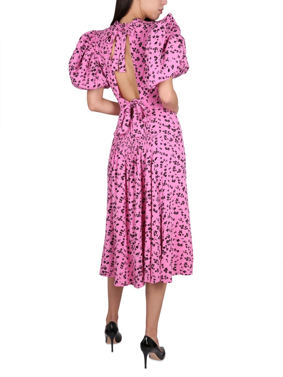 ROTATE Allover Floral Printed Cut-Out Dress 4 ROTATE Allover Floral Printed Cut-Out Dress