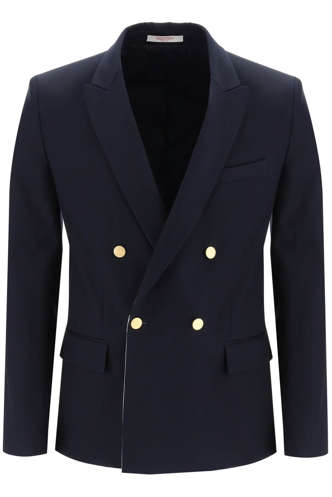 Valentino Double-Breasted Long-Sleeved Blazer
