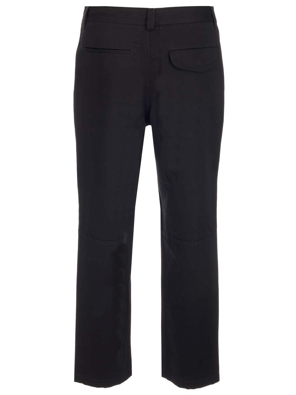 Burberry Button Detailed Straight Leg Trousers